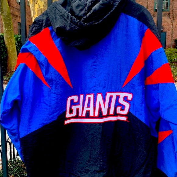 90s VTG Shark Tooth | NFL Pro Line | NEW YORK GIANTS Jacket - Picture 8 of 12
